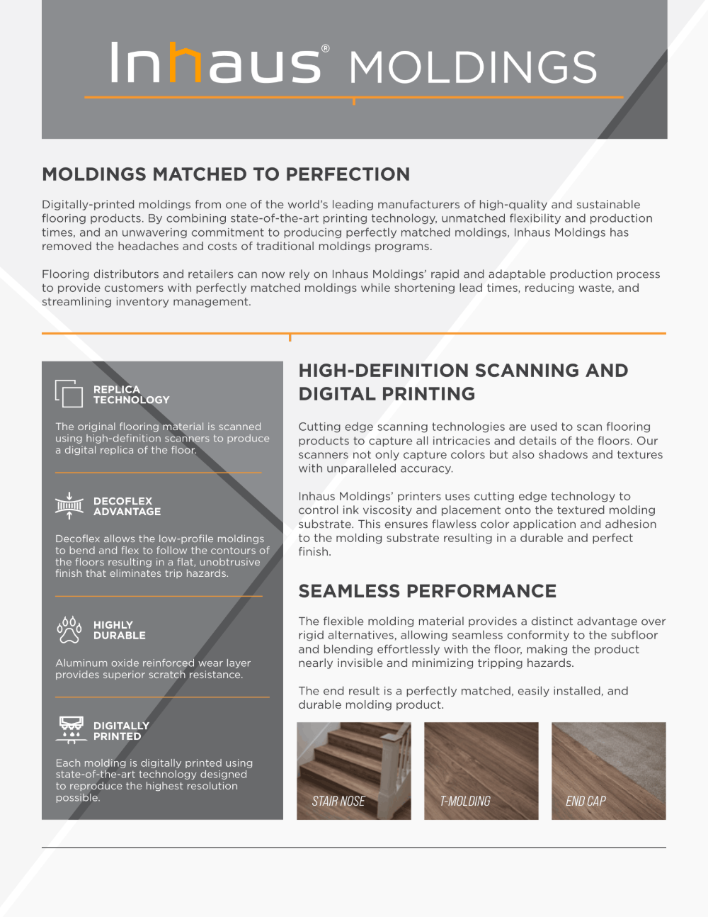 Inhaus Moldings Brochure Page 1