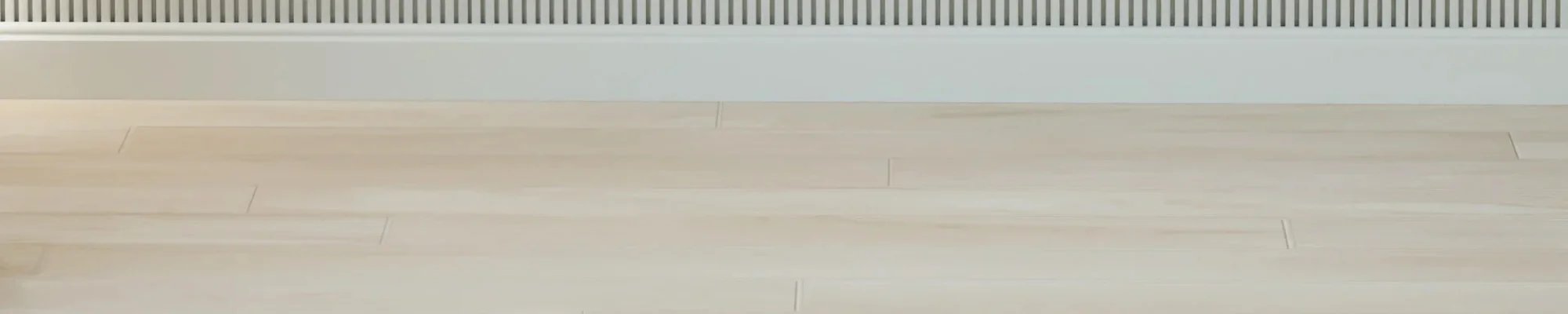 Light laminate flooring in a new Florida home