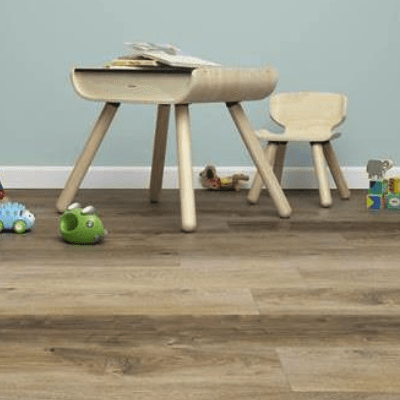 Durable flooring for a nursey