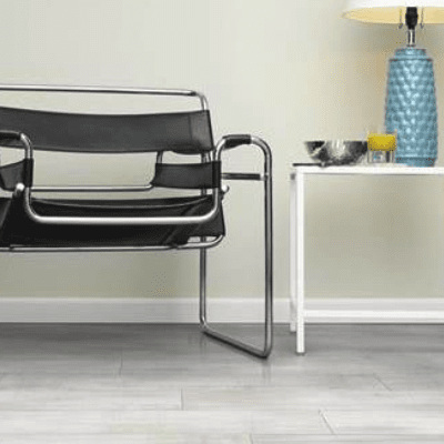 Grey modern floors in a seating area