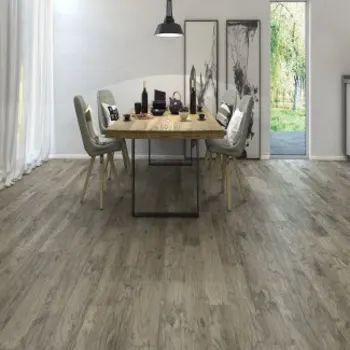 Inspirations Wood look flooring in a dining room