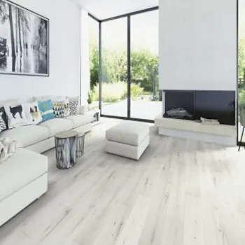 Light Landmark Flooring in a bright living room