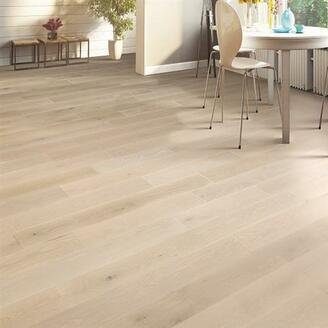 Carson Light wood floors in an open room